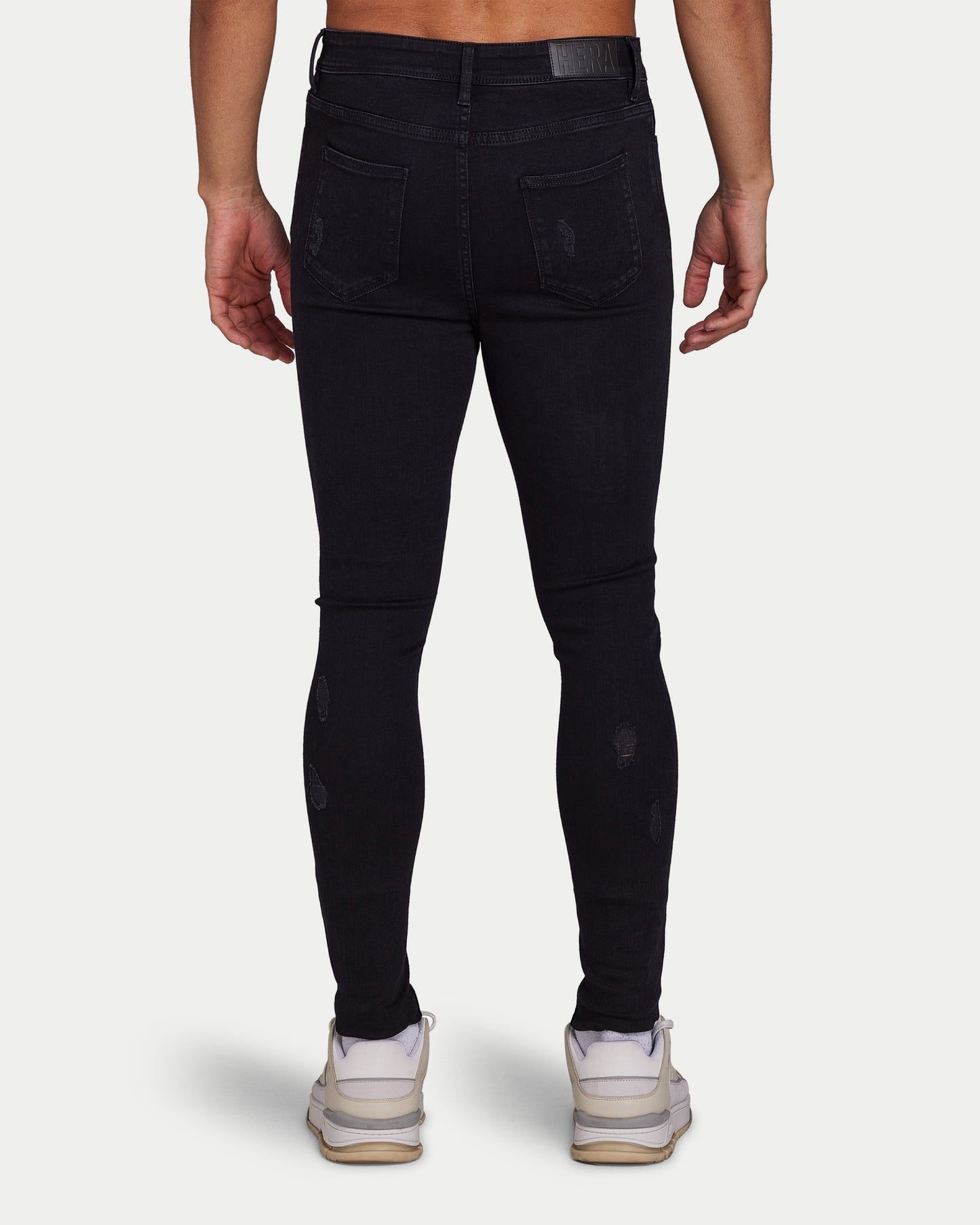 Mens Spray-on Ripped Jean