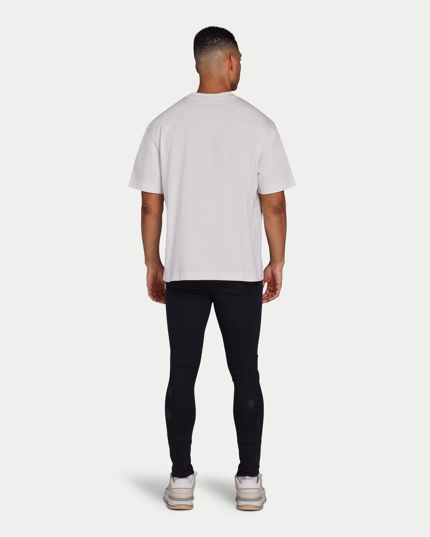 Mens Spray-on Ripped Jean