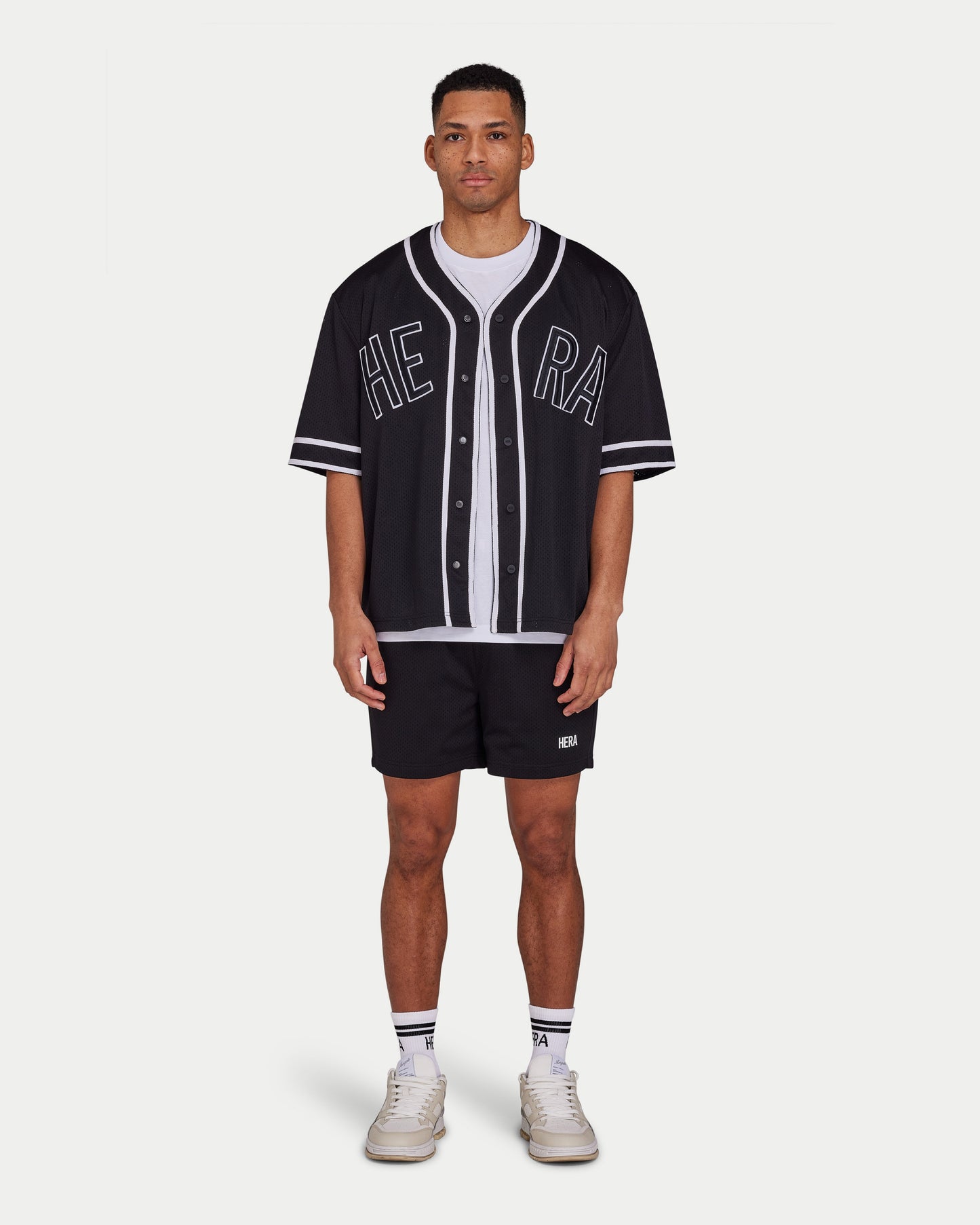 شورت شبكي رجالي - أسود 