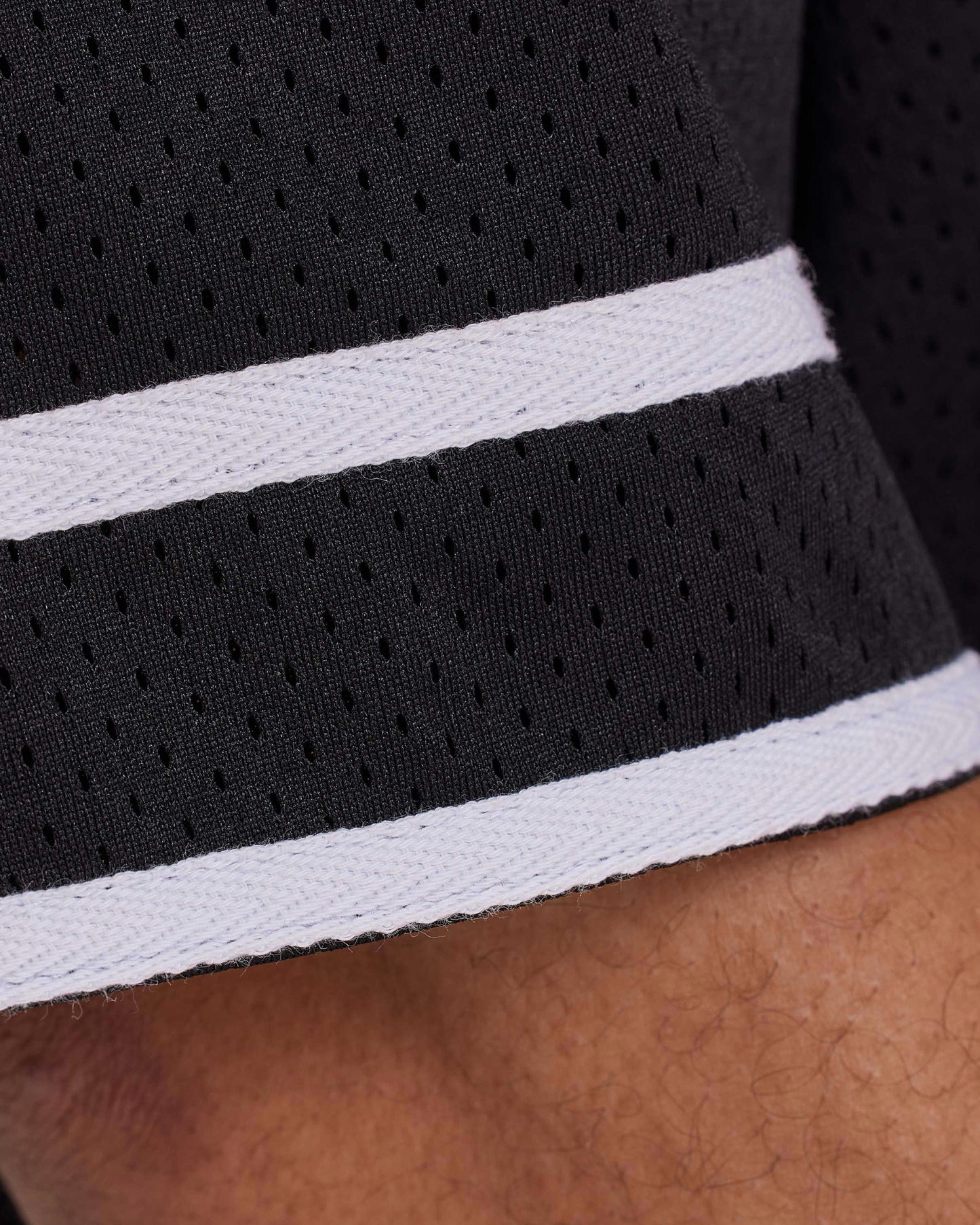 جيرسي شبكي رجالي - أسود 