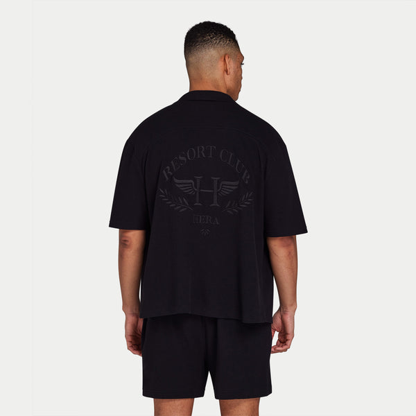 REWEAR Mens Resort Club Shirt - Black