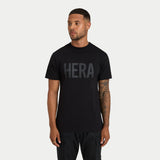 Mens Label Regular Fit T-Shirt - Black