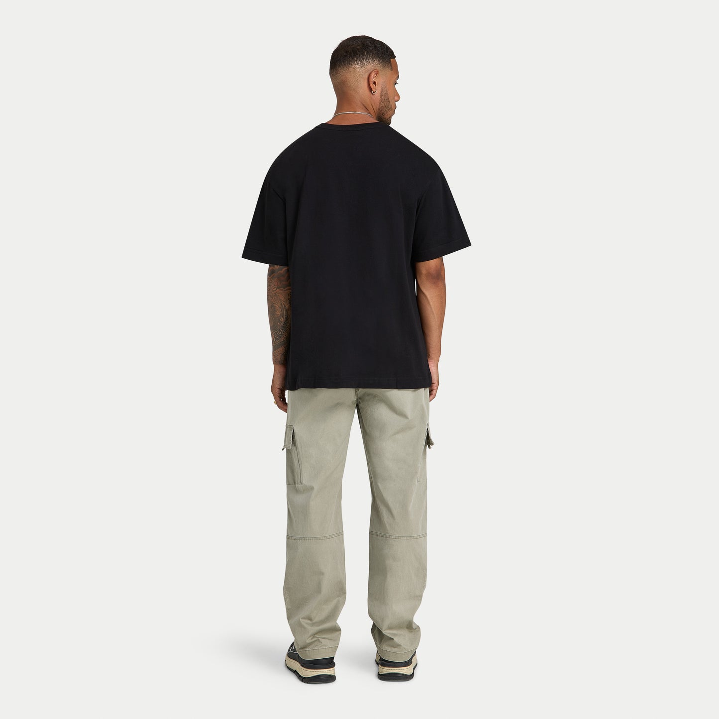 Mens Collective Oversized T-Shirt - Black