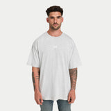 Mens Collective Oversized T-Shirt - Grey Marl