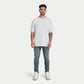 Mens Collective Oversized T-Shirt - Grey Marl