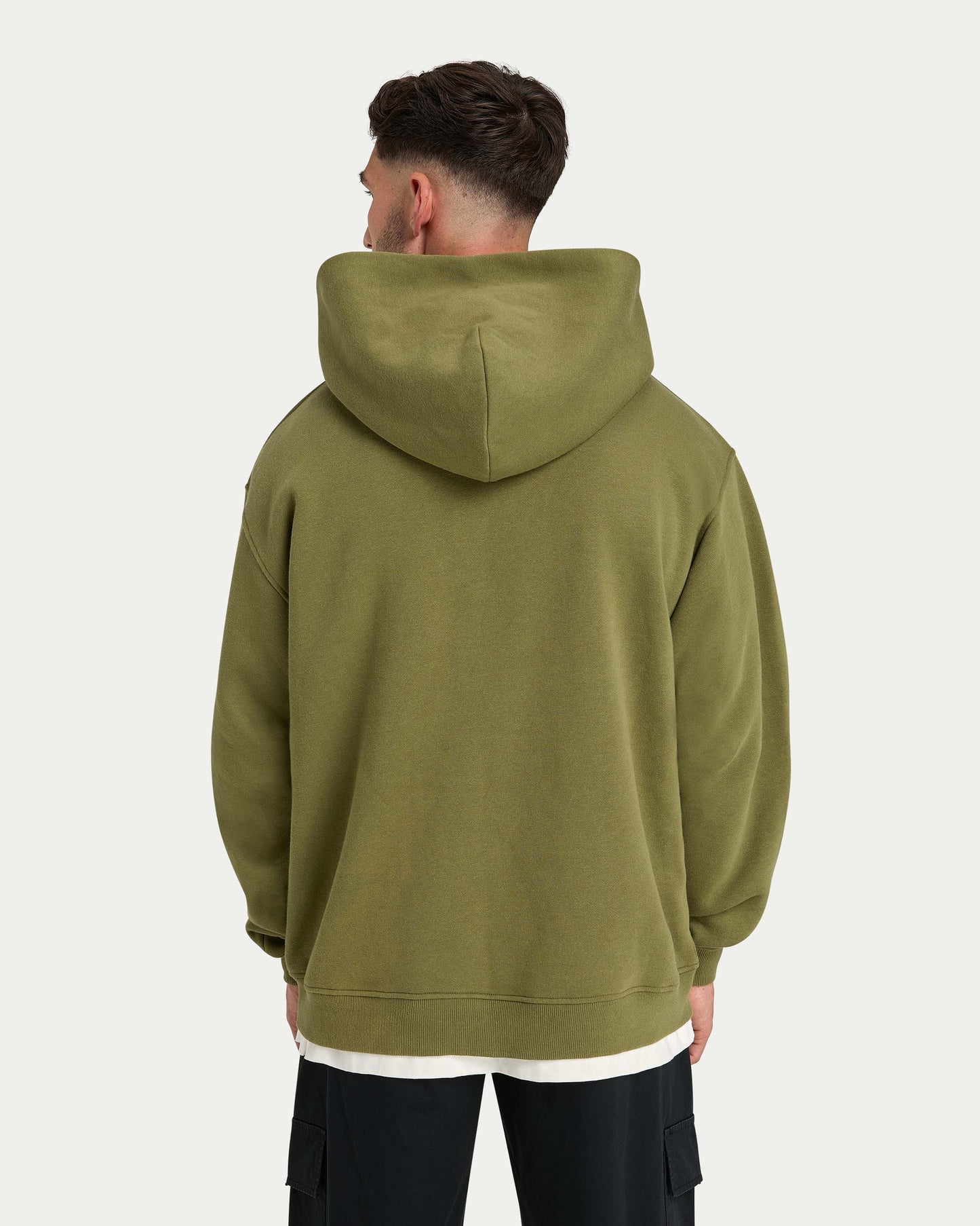 هوديي رجالي جماعي - زيتوني أخضر