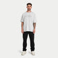 Mens Focus Oversized T-Shirt - Grey Marl