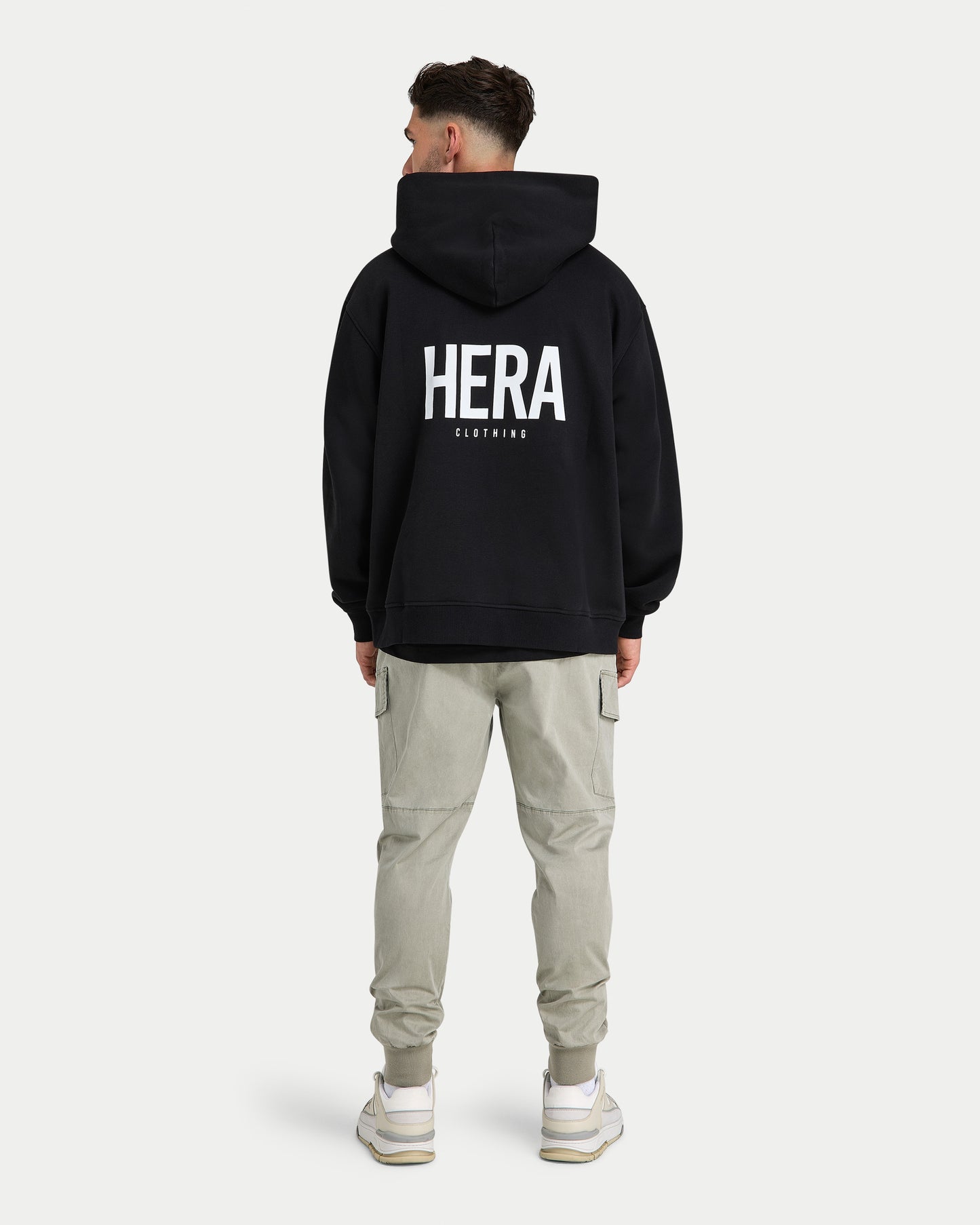 بنطال كارجو رجالي مغسول - رمادي أخضر 