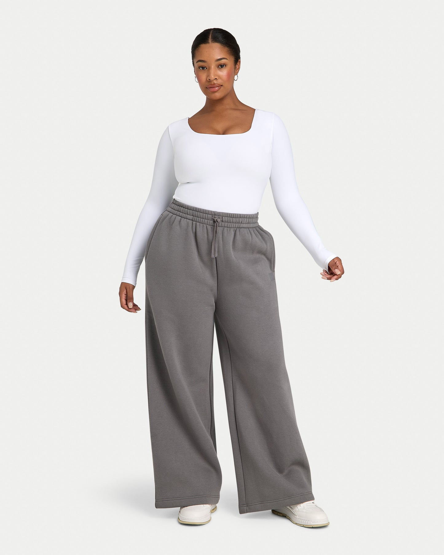 Womens Collective Wide Leg Sweatpant