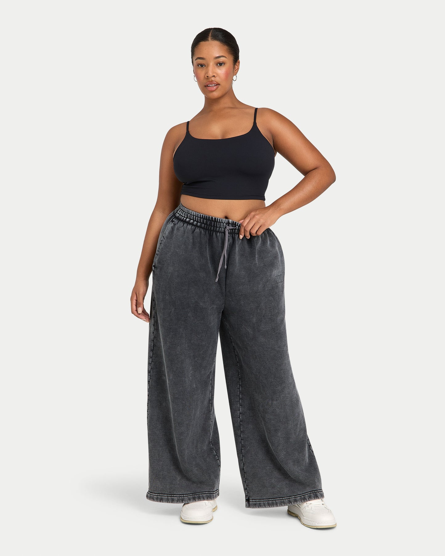 Womens Collective Wide Leg Sweatpant