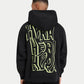 Mens Graffiti Oversized Hoodie