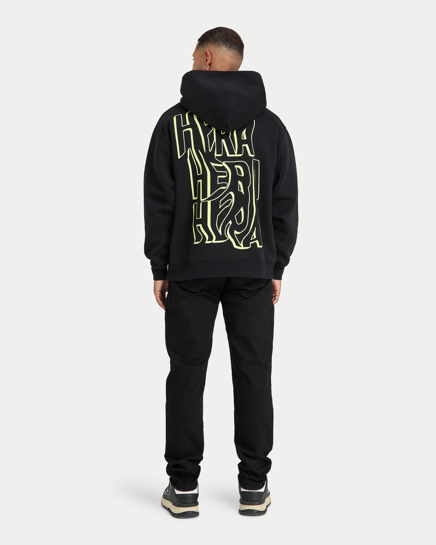 Mens Graffiti Oversized Hoodie