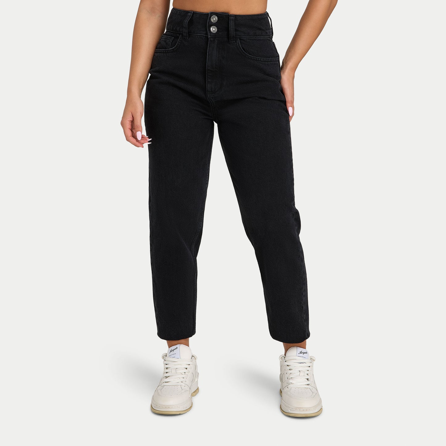 Womens Mom Jean - Black