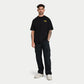 Mens Oversized Staple T-Shirt - Black Gold