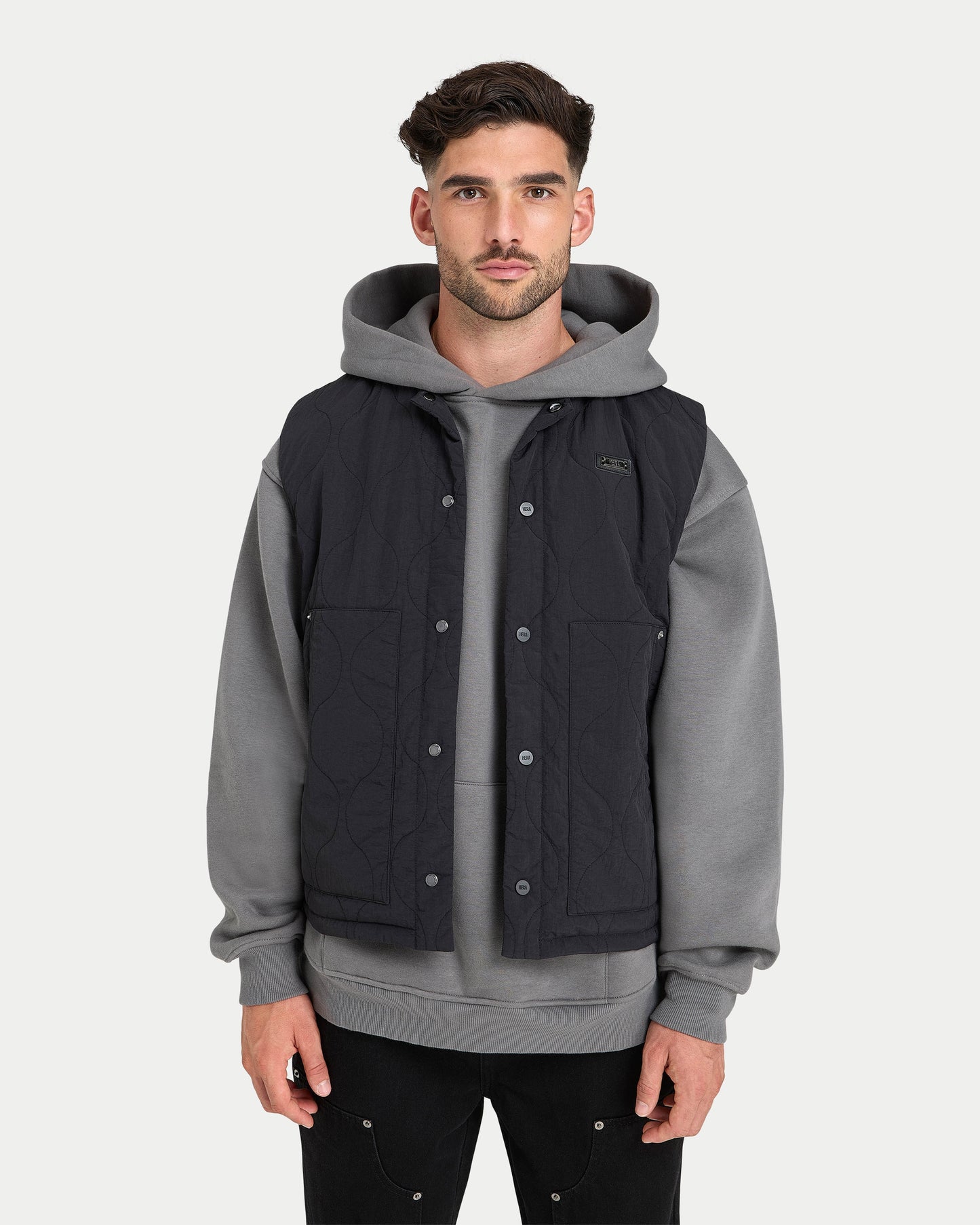 Mens Quilted Utility Gilet