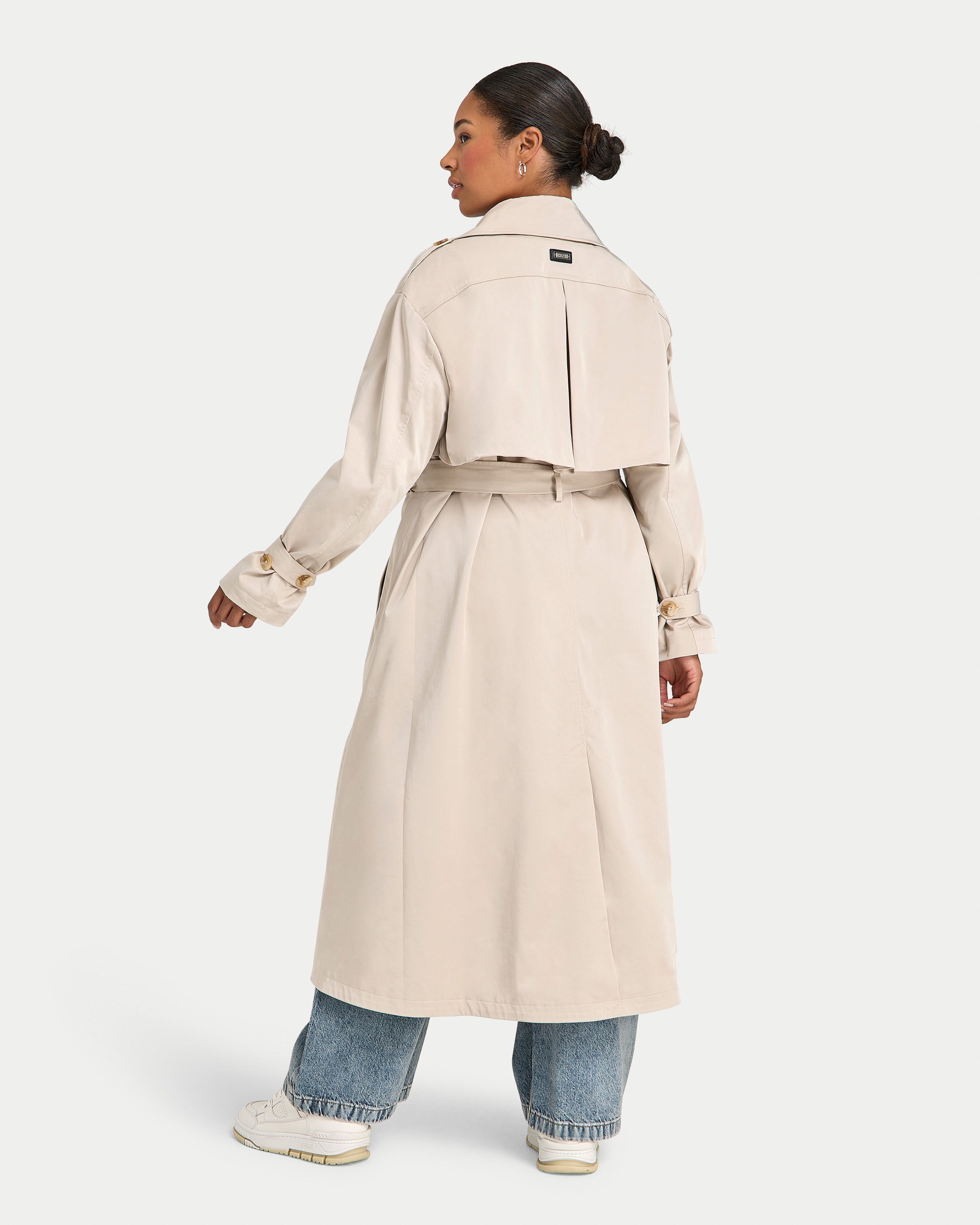 Womens Oversized Trench Coat - Safari | HERA Clothing