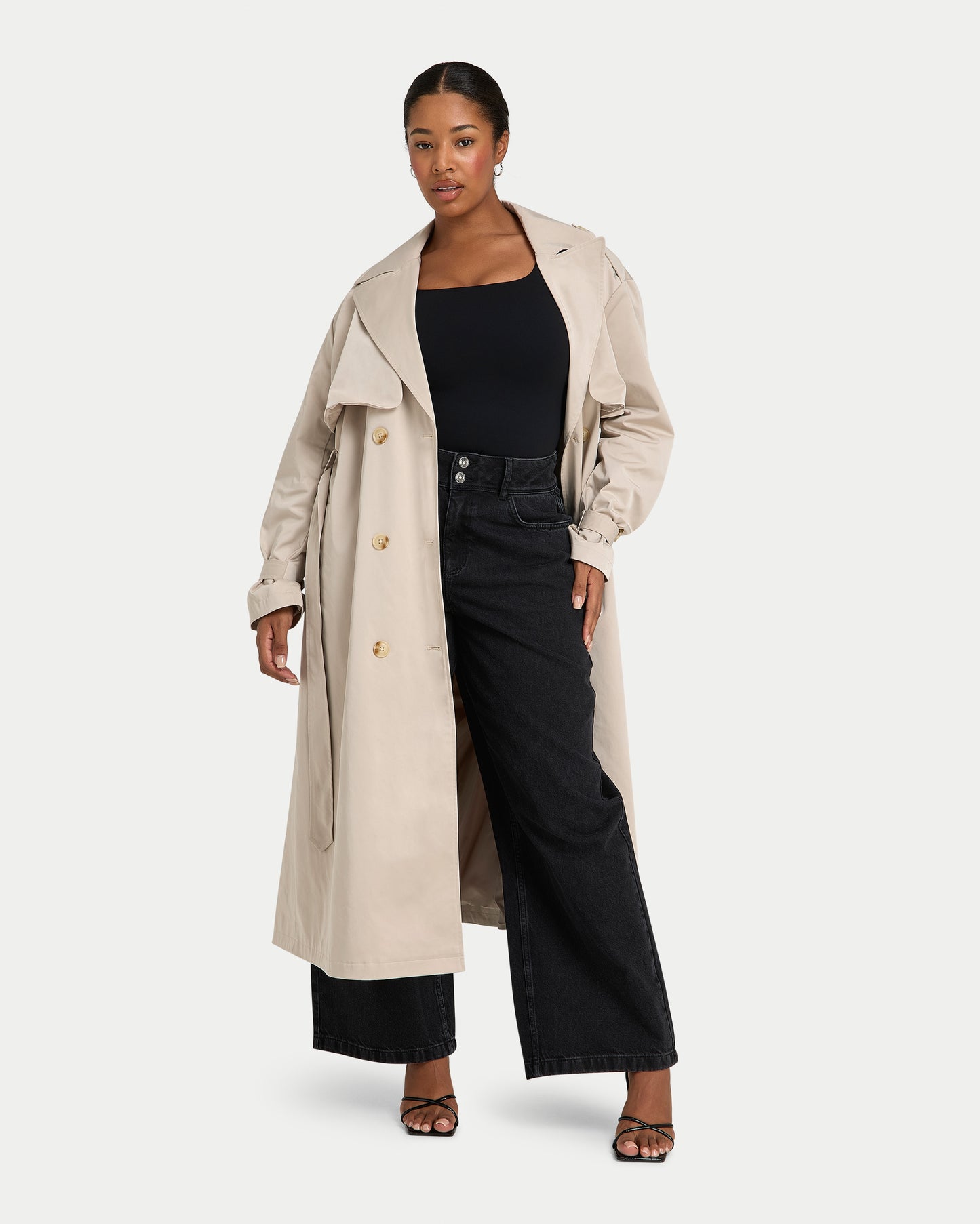 Womens Oversized Trench Coat