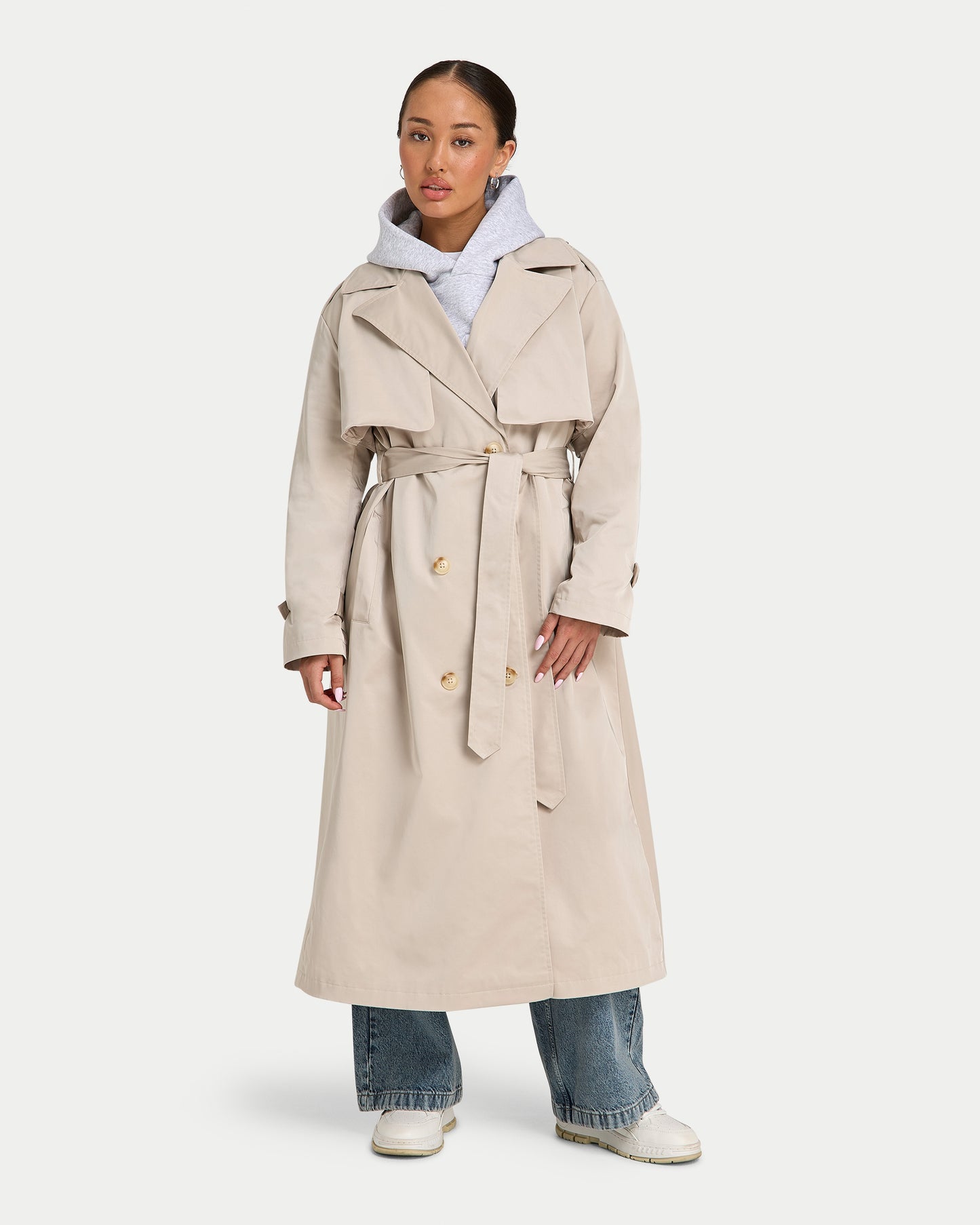 Womens Oversized Trench Coat