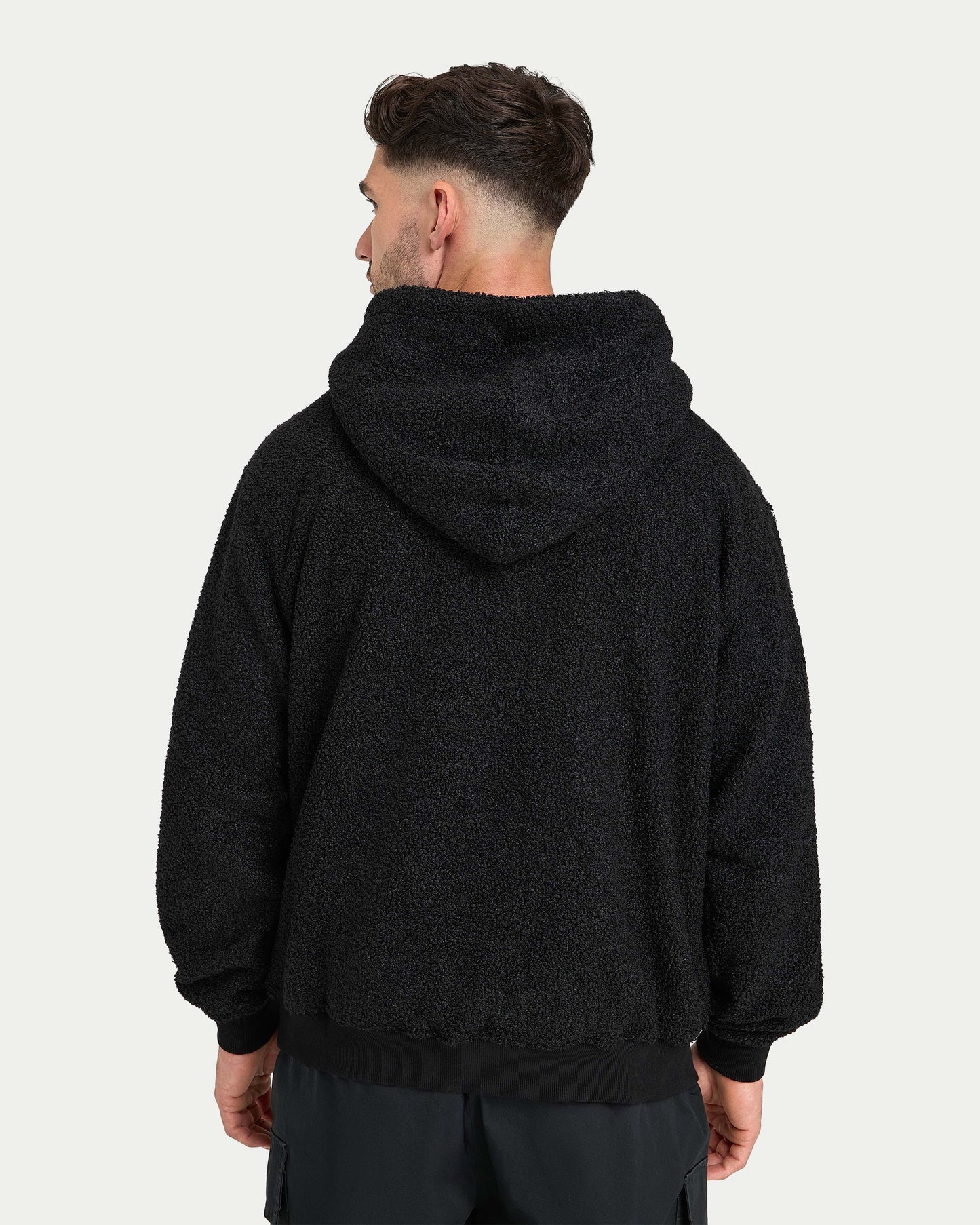 Mens 365 Borg ¼ Zip Hoodie