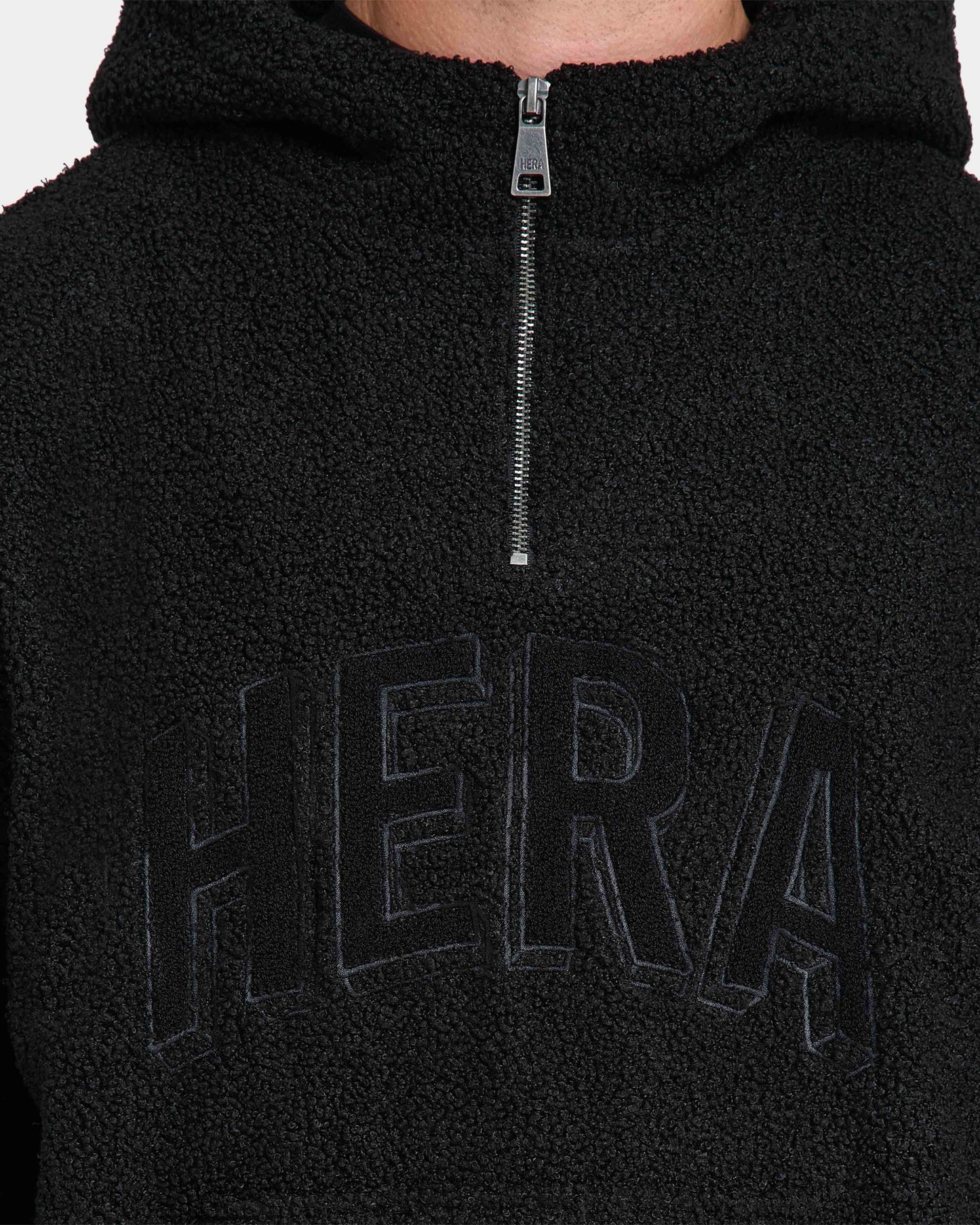 Mens 365 Borg ¼ Zip Hoodie