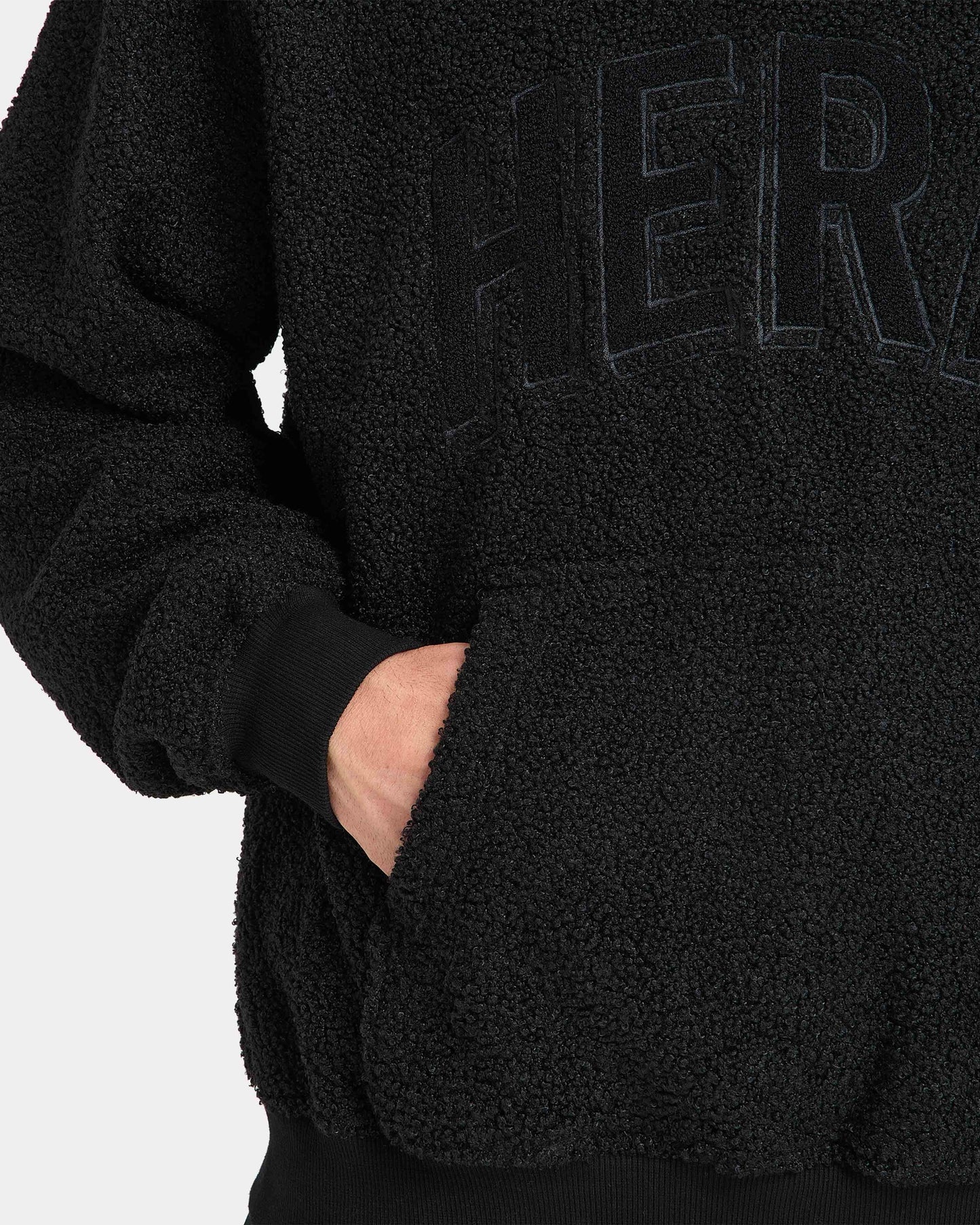 Mens 365 Borg ¼ Zip Hoodie