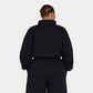 REWEAR Collective Cropped Sweatshirt - Black