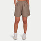 REWEAR Womens Linen Mix Short - Marsh Grey