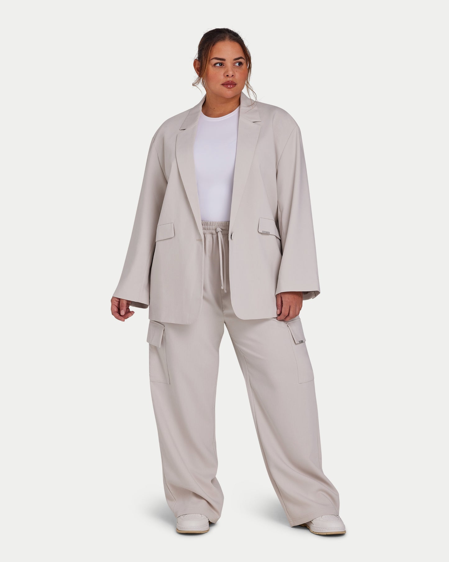 Womens Studio Oversized Blazer