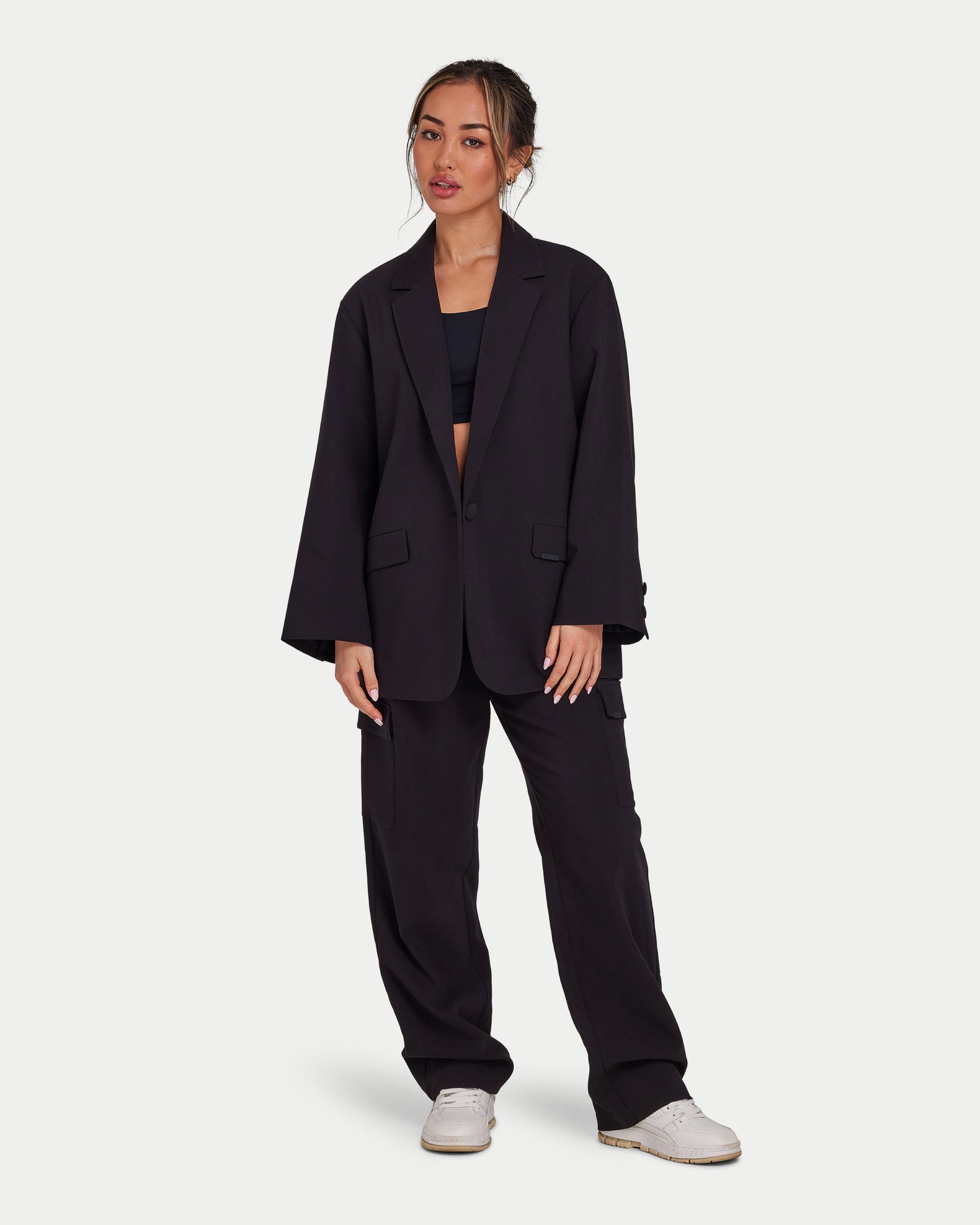 YAS YASBLURIS MW NOOS - Broek - summer green/groen YAS YASBLURIS MW NOOS - Broek - summer green/groen