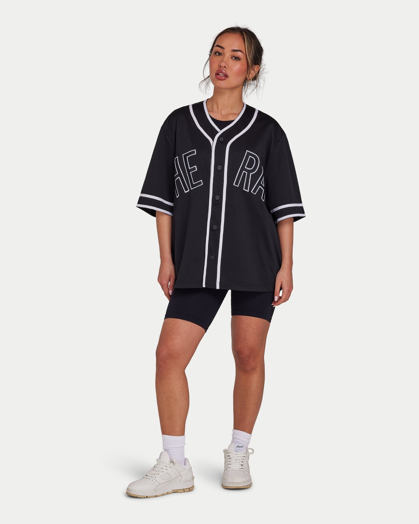 جيرسي شبكي رجالي - أسود 