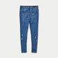 Mens Spray-on Ripped Jean