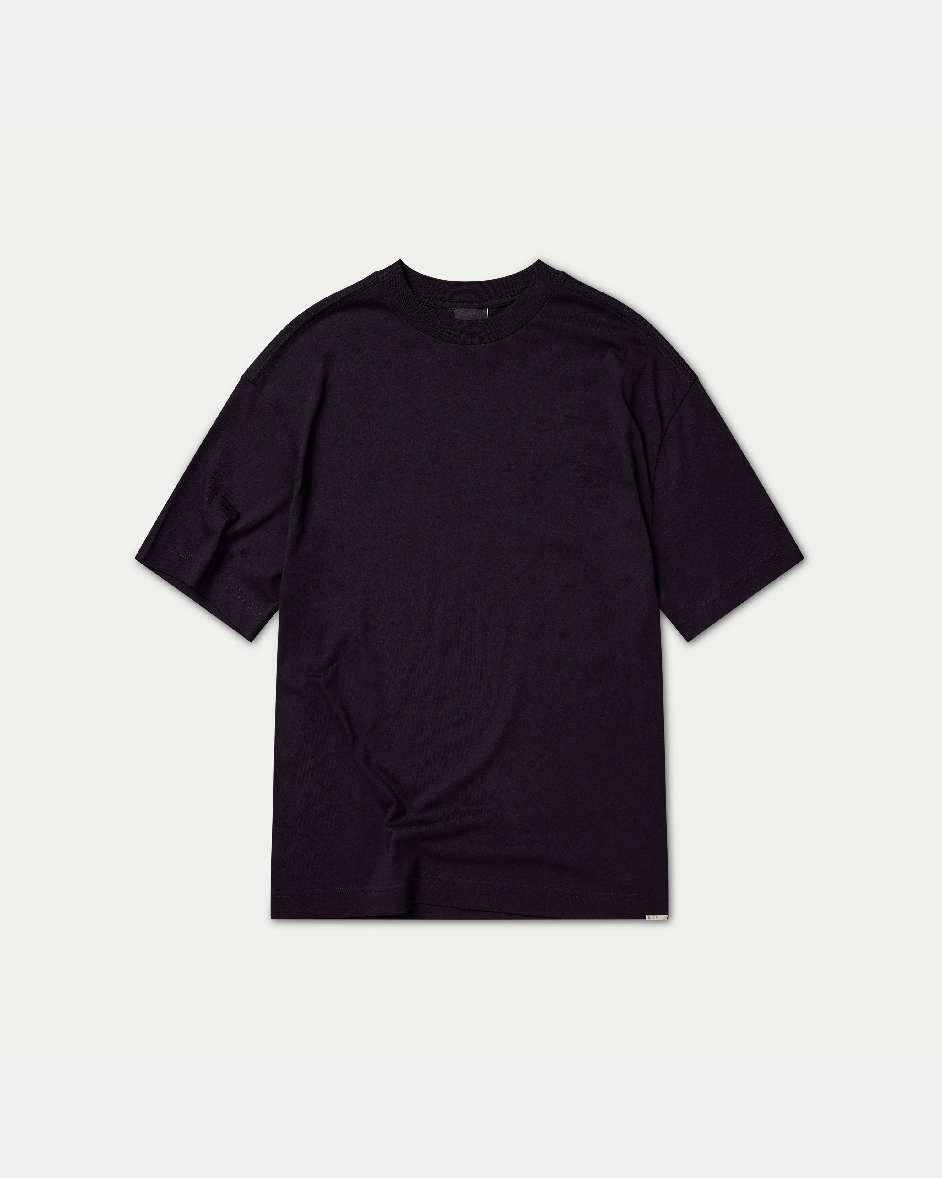 echeveria Tシャツ ブラック 無地T-shirt Mens Blank Oversized T-shirt - Black | HERA Clothing