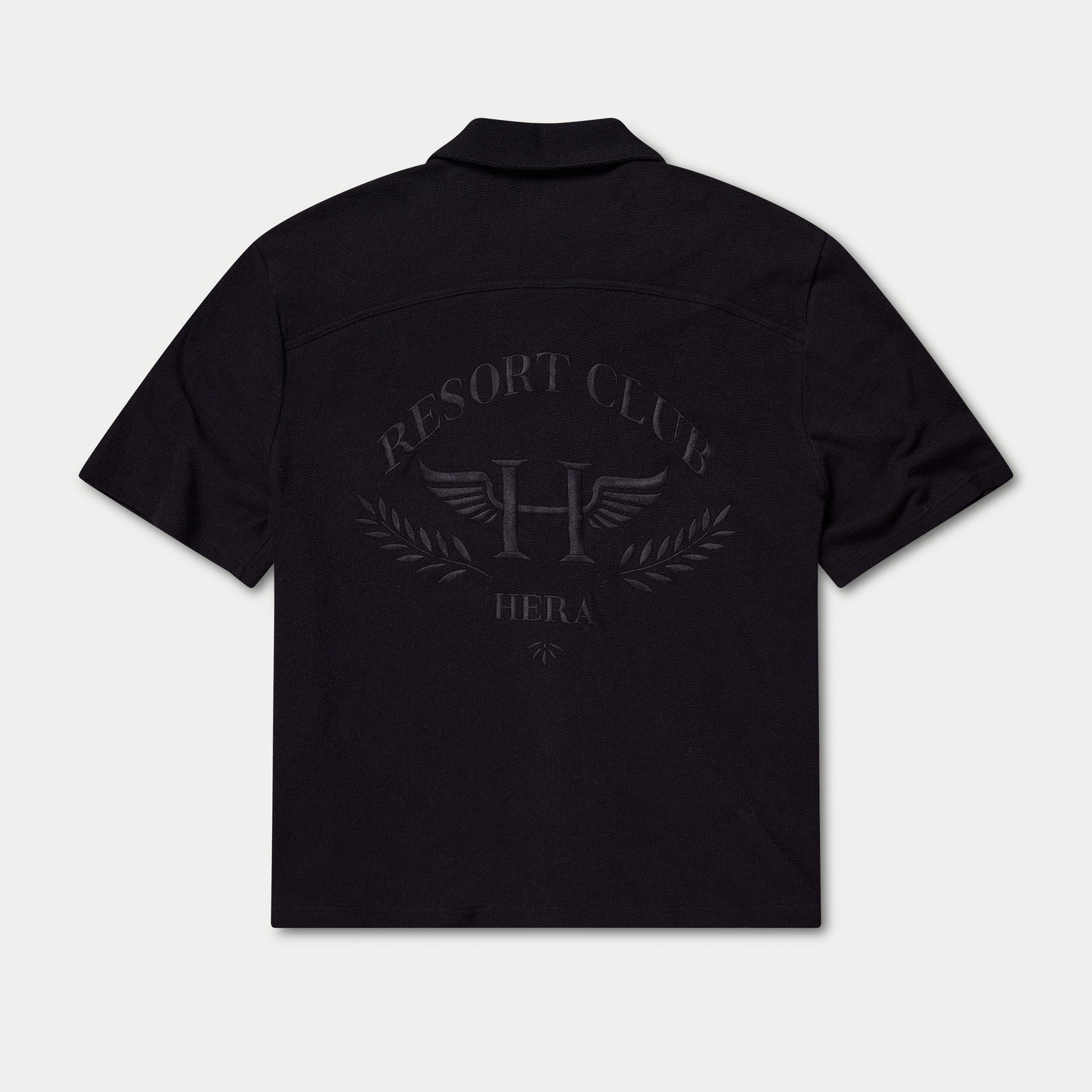 قميص نادي المنتجع للرجال - أسود