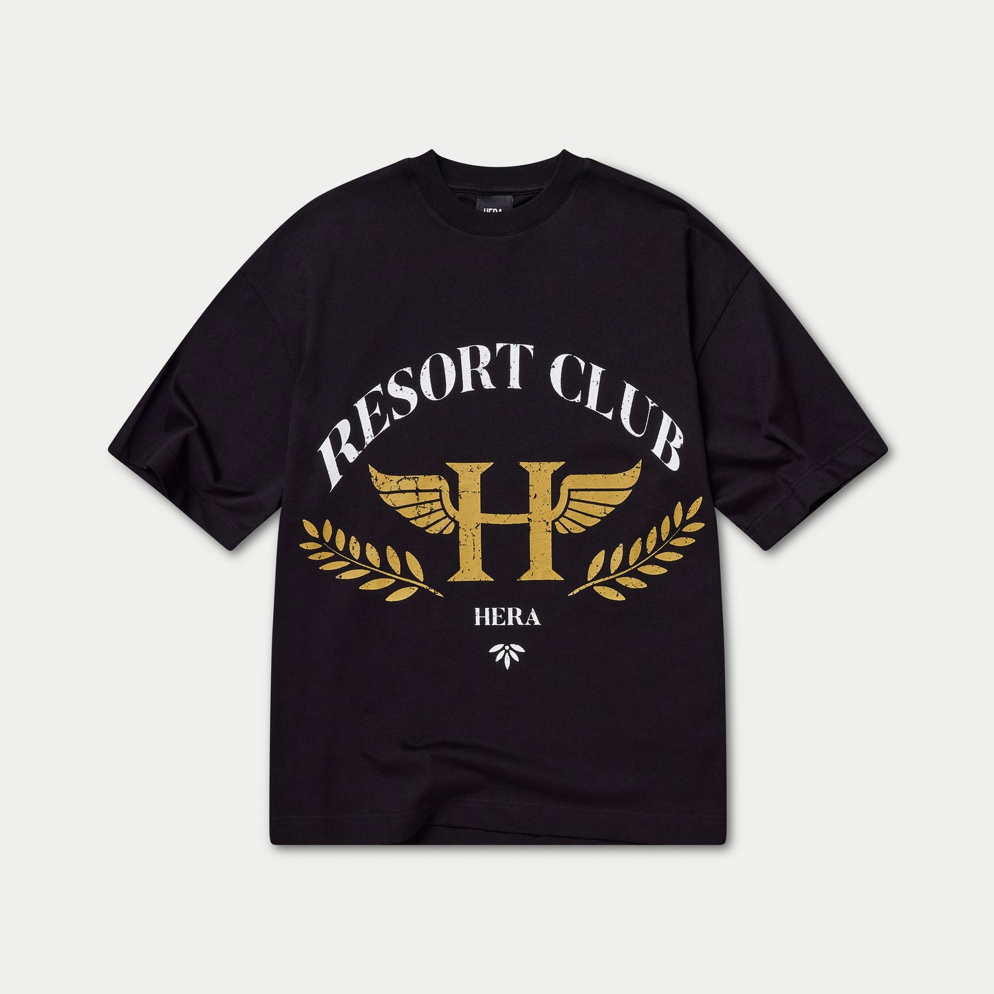 Mens Resort Club Boxy T-Shirt - Black