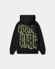 Mens Graffiti Oversized Hoodie