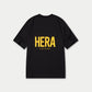 Mens Oversized Staple T-Shirt - Black Gold