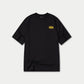 Mens Oversized Staple T-Shirt - Black Gold