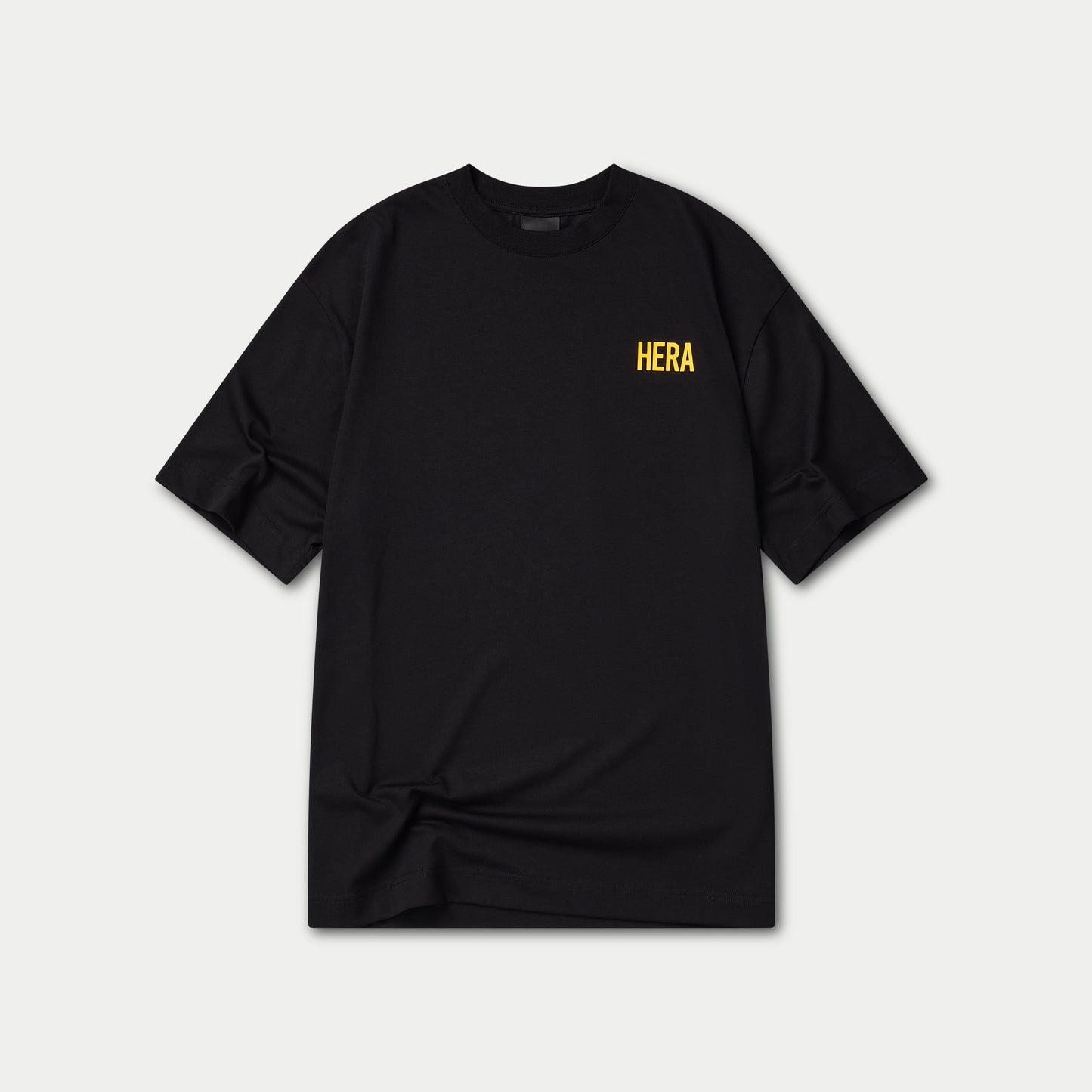 Mens Oversized Staple T-Shirt - Black Gold