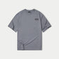 Mens Oversized Staple T-Shirt - Charcoal Grey