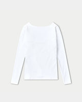 تي شيرت نسائي أساسي - أبيض 