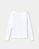 Womens Essential Dual Wear Long Sleeve Top