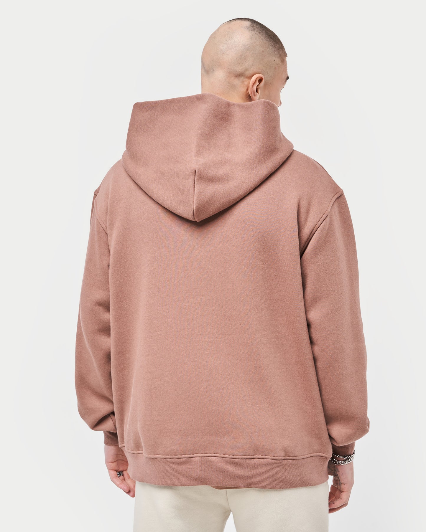 Mens Label Oversized Hoodie