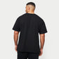 REWEAR Mens Varsity T-shirt - Black