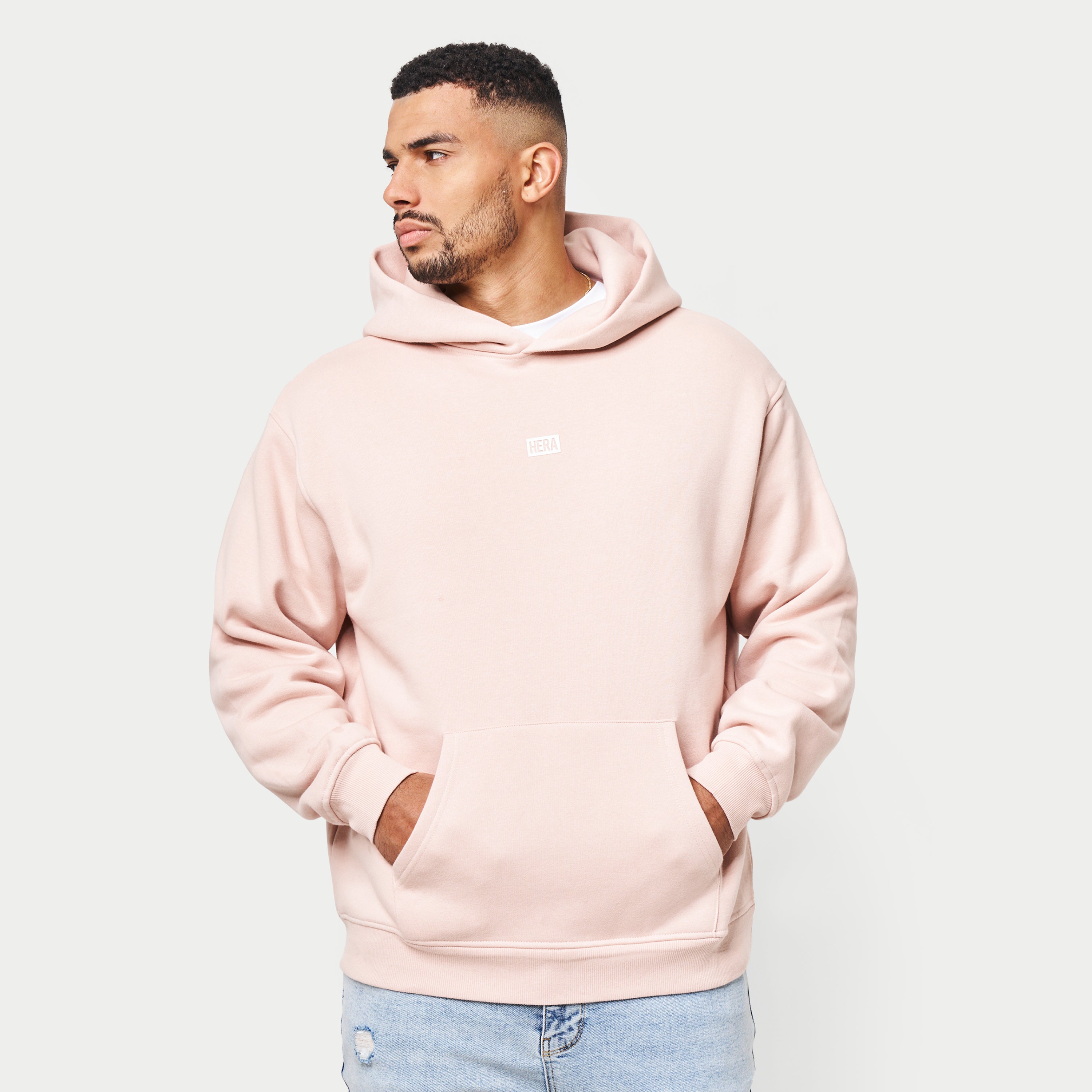 Mens Collective Hoodie - Pink Whip | HERA Clothing