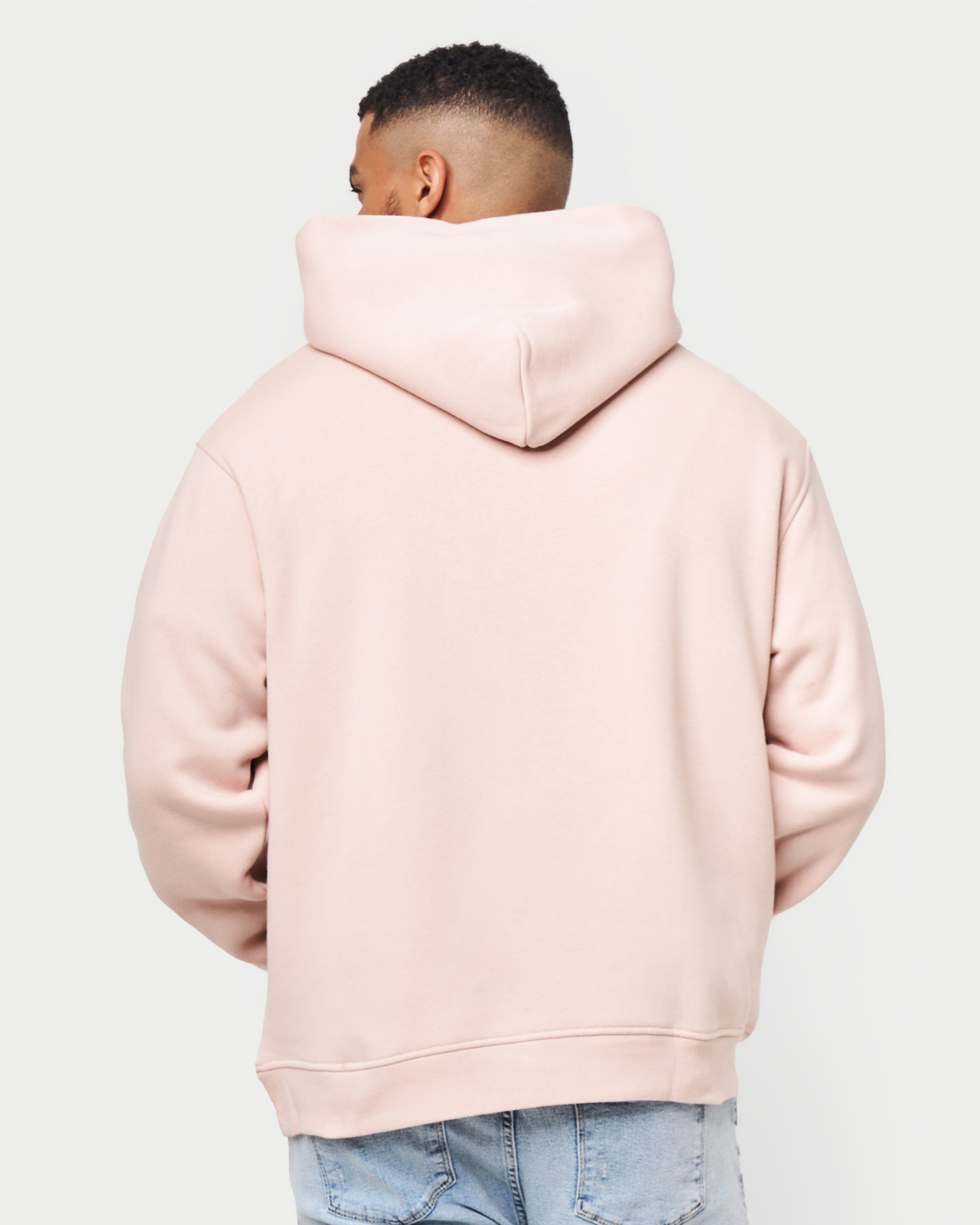 Mens Collective Oversized Hoodie Pink Whip HERA Clothing