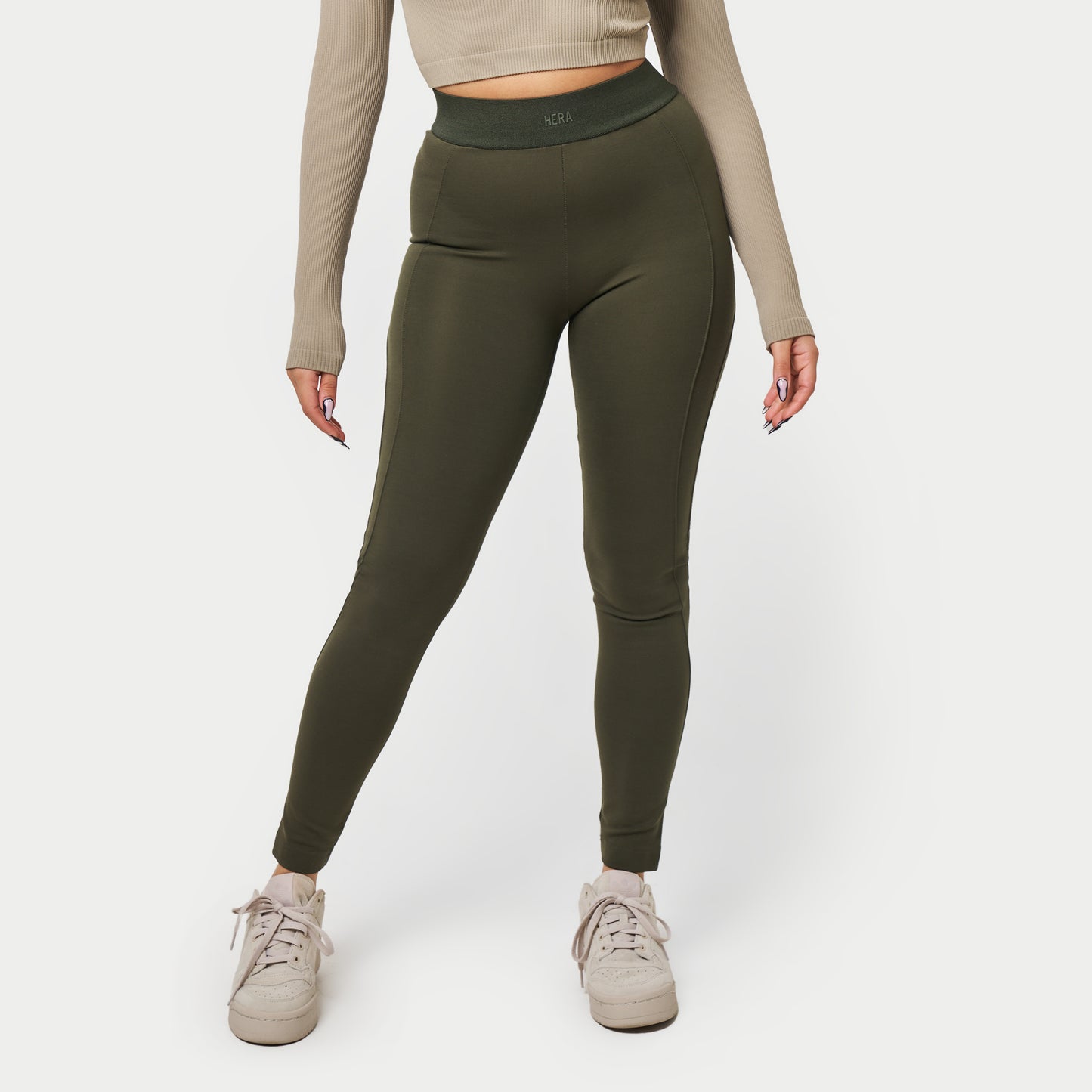 REWEAR Layer Legging - Dark Khaki
