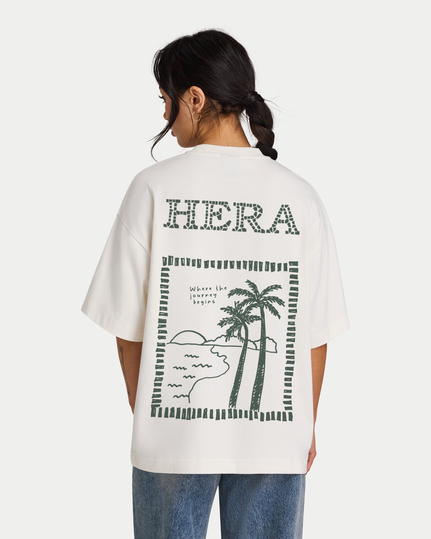 Womens Oversized Paradise T-shirt