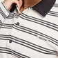 Womens Striped Rugby Polo Shirt