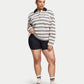Womens Striped Rugby Polo Shirt