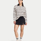 Womens Striped Rugby Polo Shirt